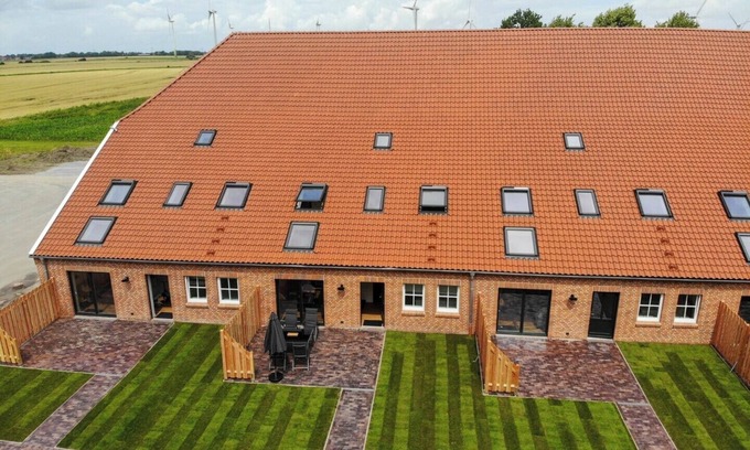 Krummhoern Apartamento | Frieda vacation apartment in the historic Gulfhof