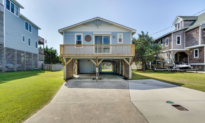 Brigands' Bay Cabaña | Frisco Coastal Paradise w/ Boat Dock & Water Views