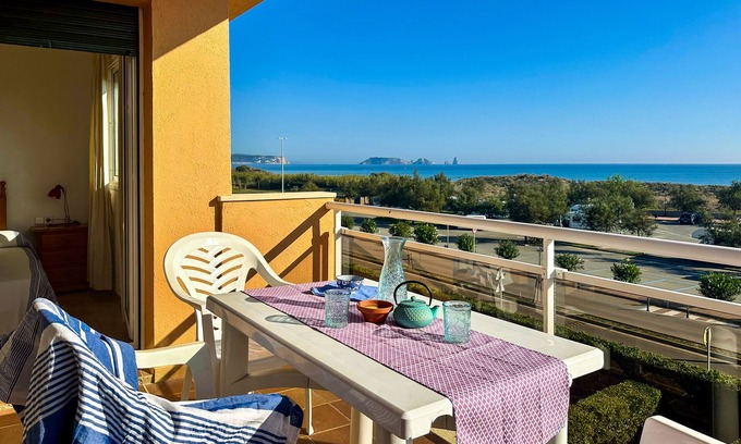 Aiguablava Apartamento | Apartamento a 50 mts a la playa-6 personas. Dos terrazas Piscina. Parquing