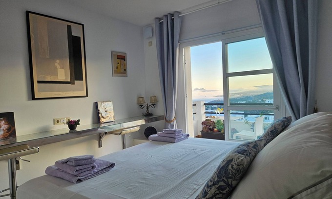 Manilva Villa | Full eyes sea view villa w. swimming pool, close to beach & golfs