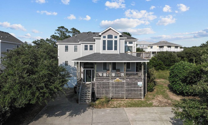 Carolina Dunes Casa | Fun Duck vacation home with panoramic sound views and breathtaking sunsets