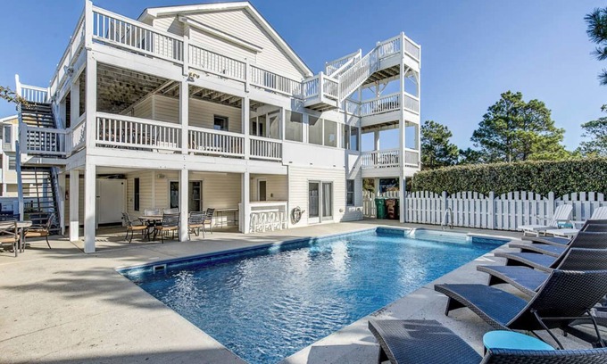 Whalehead Beach Casa | Fun in Paradise | 1375 ft to the beach | Private Pool, Hot Tub, and Dog Friendly