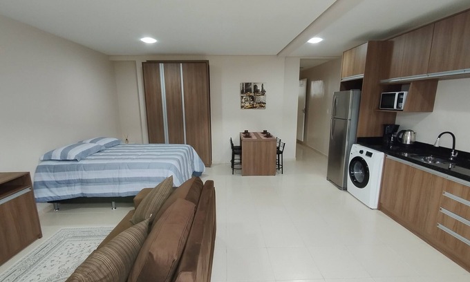 Ceramarte Apartamento | Furnished Studio 03 - Perfect space for a couple, complete with all amenities