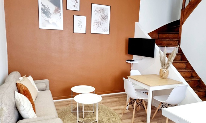 Jarnac Apartamento | Apartamento-Duplex-Diseñador-Baño privado con ducha