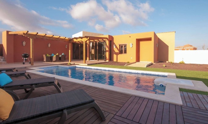 Tuineje Cabaña | FV4300 Casa rural con piscina privada en Tuineje