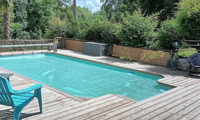 Castelnau-sur-Gupie Casa | Gîte 2 Personnes Avec Piscine