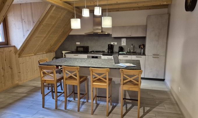 Saint-Hippolyte Apartamento | Apartamento-Moderno-Baño con bañera
