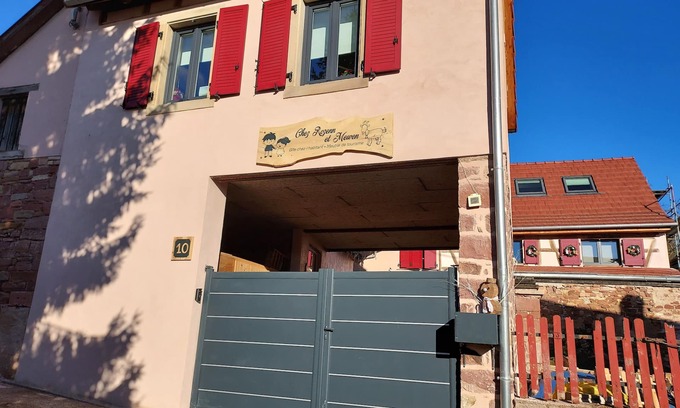Romanswiller Apartamento | Gîte "Chez Rozenn & Mewen" in renovated farmhouse
