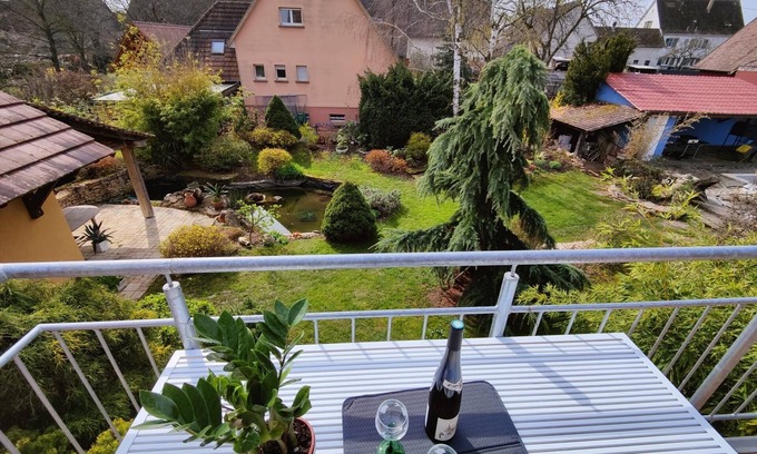 Guemar Apartamento | Gîte du Photographe | Exceptional terrace and garden, peaceful setting