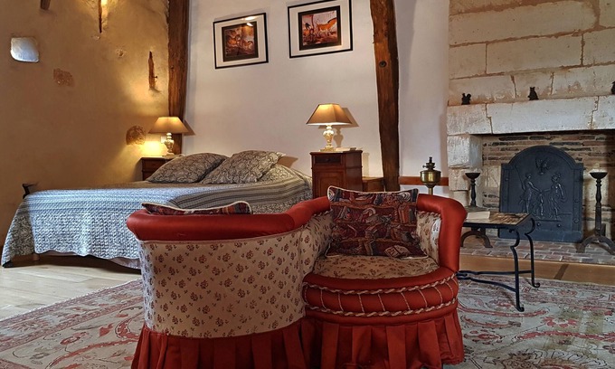 Cenac-et-Saint-Julien Cabaña | Gîte Grottes du Périgord, a 12 km de Sarlat, 3 dormitorios, 2 baños