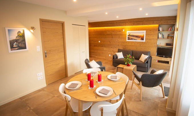 Lans-en-Vercors Cabaña | Gîte-Moderno-Baño con bañera-Terraza-4 étoiles