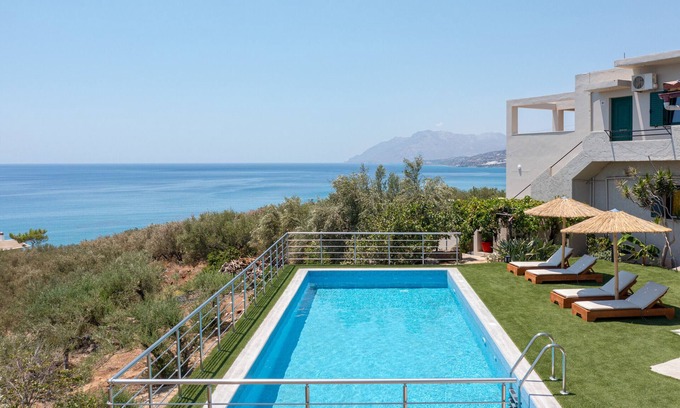 Keratokambos Chalet De Esquí | Gallery Home,near beach,private pool, South Crete