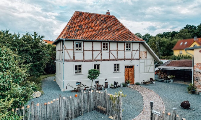 Ballenstedt Casa | Escalera de ganso: casa de vacaciones romántica de ensueño con terreno para uso individual