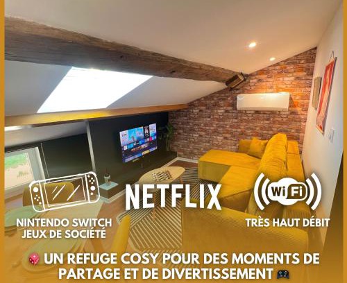 Villeneuve-sur-Lot Apartamento | Garçonnière - Refuge parfait pour Amis et Jeux !