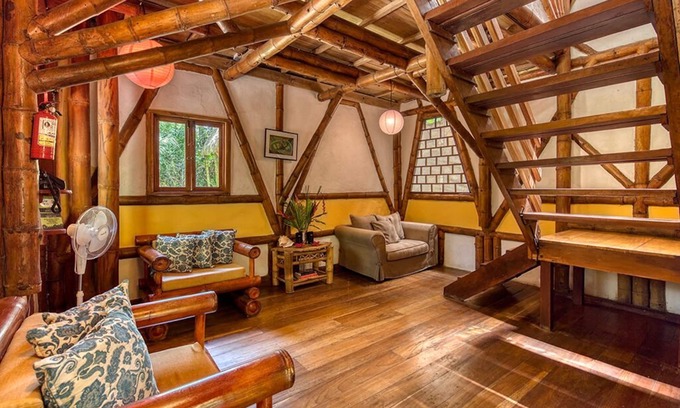 Chiguata Casa | Garden House is located on a Beach front property