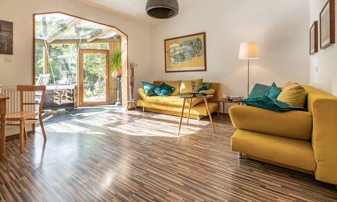 Neuhof Apartamento | Taunus apartamento con jardín, extrarradio, invernadero, terraza con piscina u. Jardín Sauna