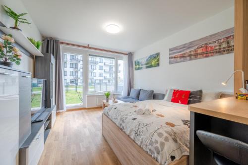 Prague 9 Apartamento | Garden Studio near Metro Kolbenova