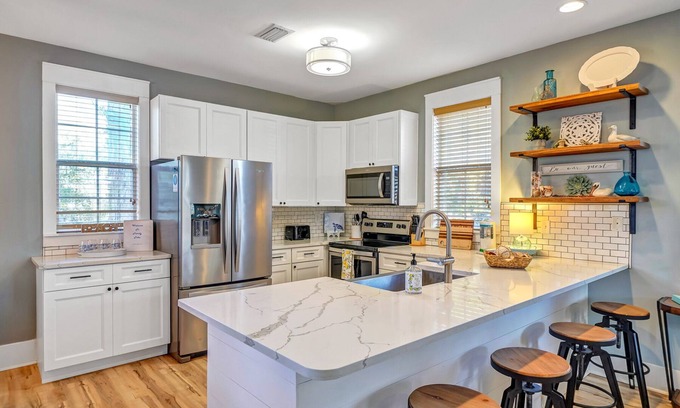 Port St. Joe Casa | Gated, 3 Pools, Hot Tub, Screened Balcony!