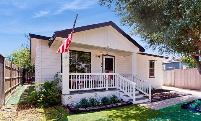 Central City Casa | Gated Pet-friendly Home with Hot Tub, Massage Chair, Deck and Fire Pit