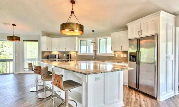 Panacea Casa | Gated Water View Pool Home on Dickerson Bay