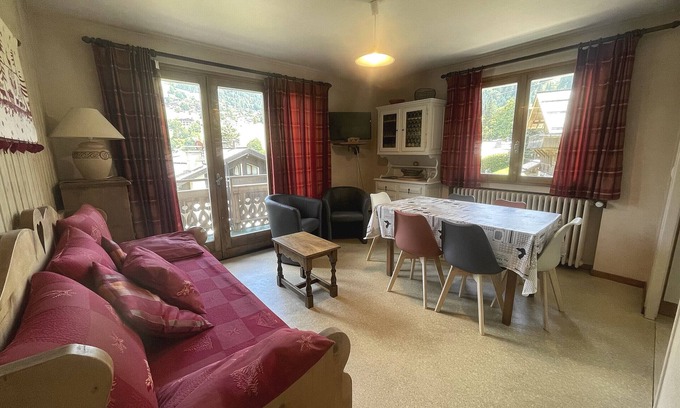 La Clusaz Apartamento | Gemeaux B - Apartment near ski slopes and village, 2* 5/6 pers.