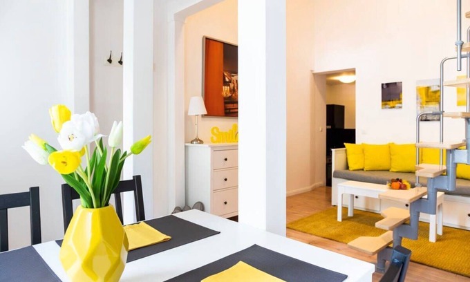 Wilmersdorf Apartamento | Geräumiges Studio im Loft-Stil Online Check-In