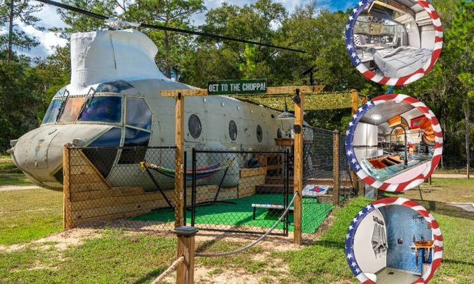 Brooksville Apartamento | Get to the CHOPPA! One-of-a-kind 2/1 HELICOPTER on 5 acres in the woods!