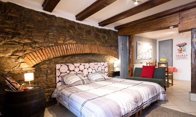 Ribeauville Apartamento | Gewurztraminer studio gîte en el centro de Ribeauvillé en Alsacia