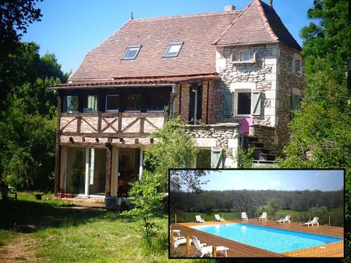 Marcilhac-sur-Cele Casa | Gite 10 personnes