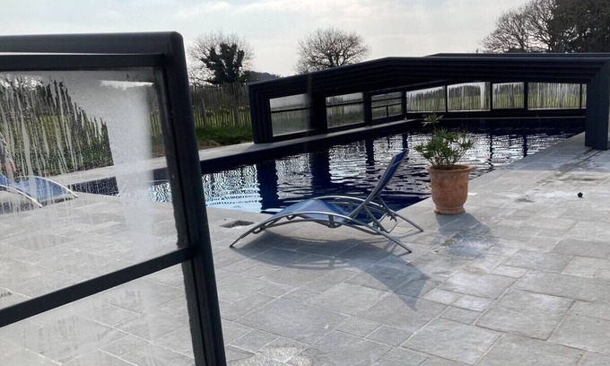 Tregunc Cabaña | Gîte 4 people - 2 swimming pools (1 with telescopic dome) - The beach on foot