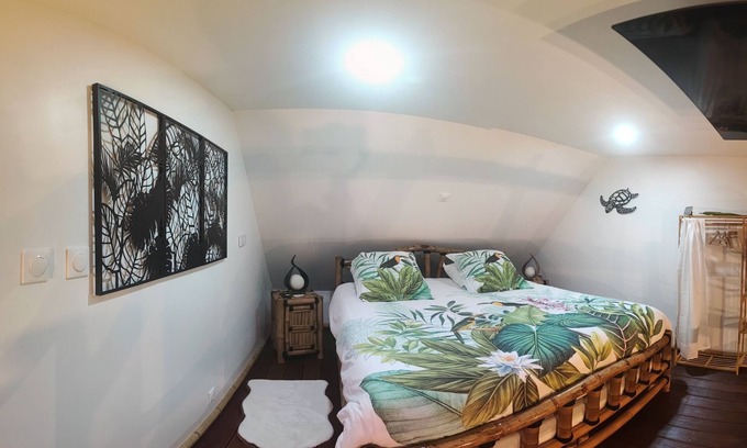 La Riviere-Saint-Sauveur Casa | Gite Avec Sauna et spa 4 a Deux pas D'honfleur Ambiance Caraïbes