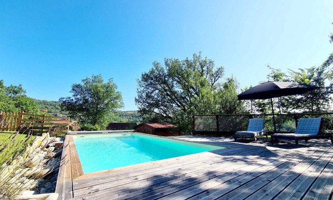 Andressac Casa | Gite du Coustal, Ancienne Grange, Cajarc, Lot