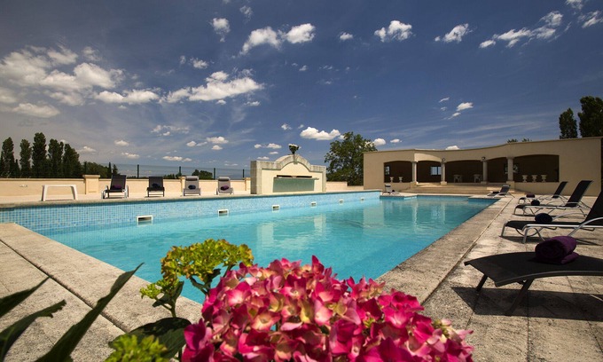 Forcalquier Cabaña | Plan des Aires cabaña con piscina