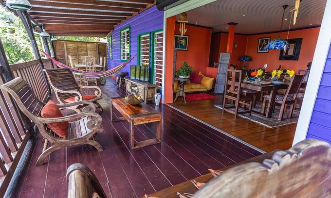 Desbonnes Villa | Villa Orchid vista de la isla de Monstérat