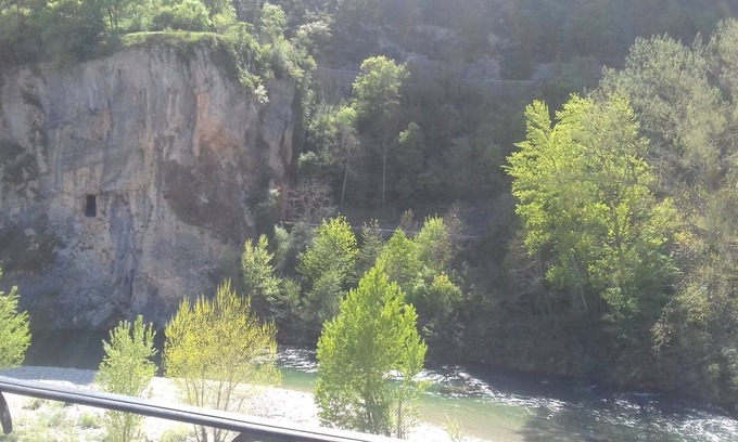 Sainte-Enimie Apartamento | Gîte panoramix por el rio