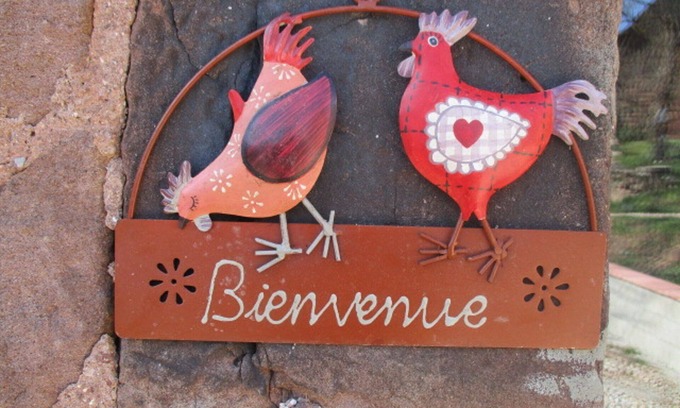 Saint-Cyprien-sur-Dourdou Casa | Casa Rural el gallo en la granja con piscina