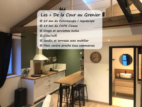 Chauvigny Apartamento | Gites De la Cour au Grenier