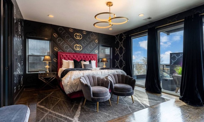 Katie Hill Neighborhood Villa | Glamour on the Rocks - Fashion Haus - Couture Murals & Rooftop Views