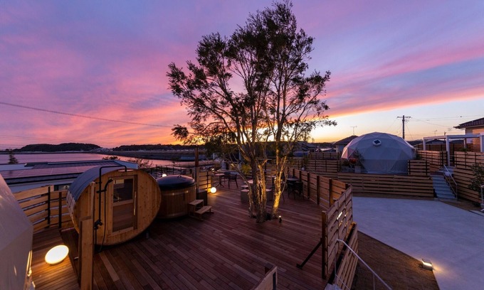 Nishi Ward Cabina | glamping dome / Hamamatsu Shizuoka