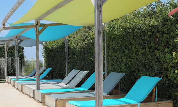 Jayac Alquiler De RV | Glamping 'Safarilodge Tent 1 - 5 Personnes' con terraza privada, jardín compartido y Wi-Fi