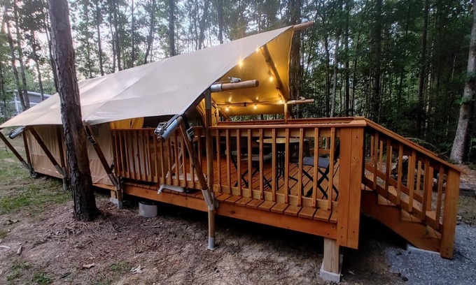 Coalmont Apartamento | Glamping Tent with Covered Deck