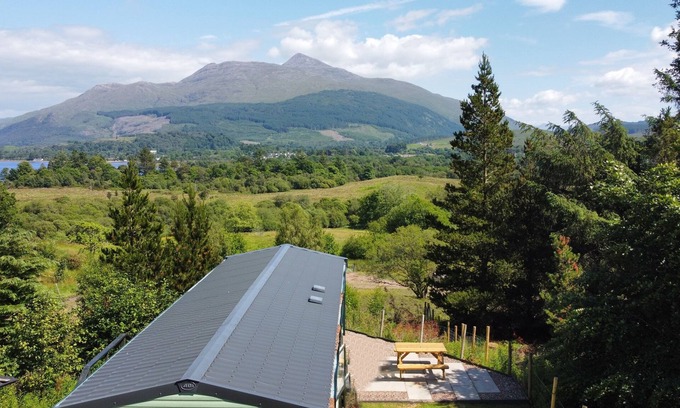 Taynuilt Casa | Glen View - casa móvil con alpino espectacular y opinión del lago