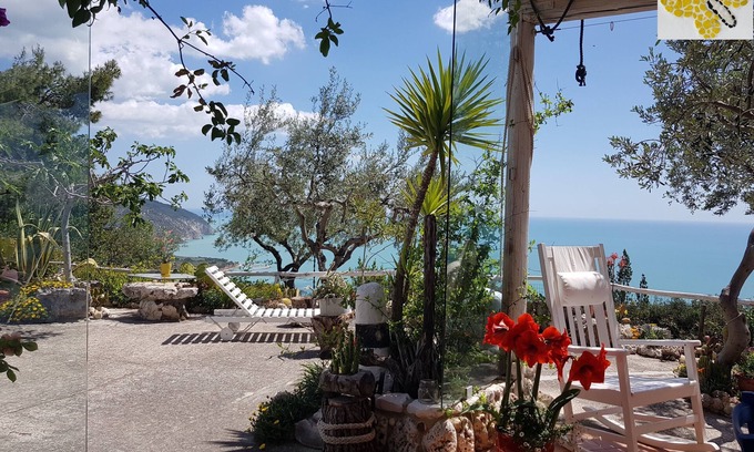 Mattinata Apartamento | - Gli Orizzonti di Agata - Villa with a wide view of the sea - TULIPANO -