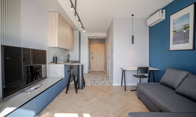 Katowice Apartamento | Global Park Navy Studio