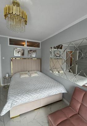 Sopot Apartamento | Gold Glamour Apartment Sopot z dwoma sypialniami, duzy balkon