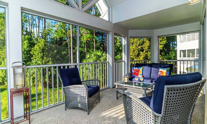 St. Augustine Condominio | Golden Bear Golf penthouse retreat-golf course view - pool & hot tub