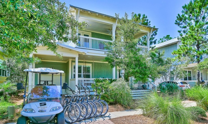 Santa Rosa Beach Casa | Golf Cart & 6 Bikes! 2 K Suites! Pool & Beach! Dates Available! - Somervilla at NatureWalk on 30A
