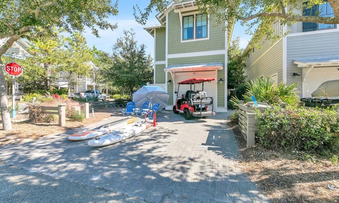 Forest District Casa | 🏖 GOLF CART ☀ PRIVATE BEACH 9 POOLS Luxurious WaterColor Cottage!