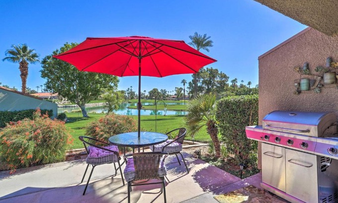 Palm Desert Apartamento | Golf Course View and Pool Access Palm Desert Home