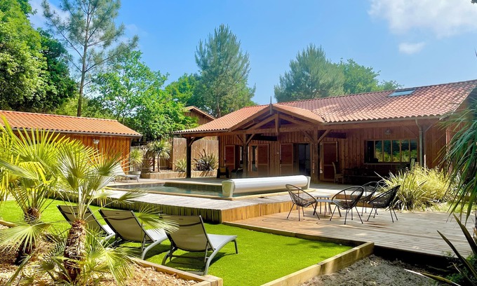 Biscarrosse Casa | Golf Biscarrosse - nueva villa de lujo - clasificada 4 *